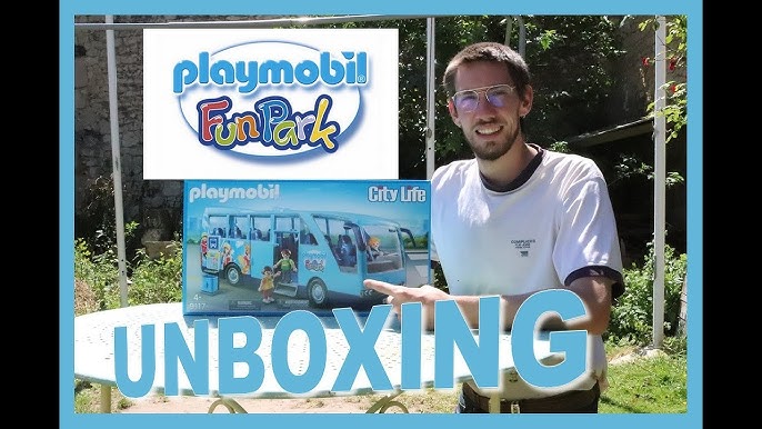 tyk Ung dame Settlers Playmobil City Life set # 9117 (2015) FunPark Bus review - YouTube