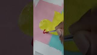 Duck Painting 🦆| Acrylic Painting ❤️🎨
