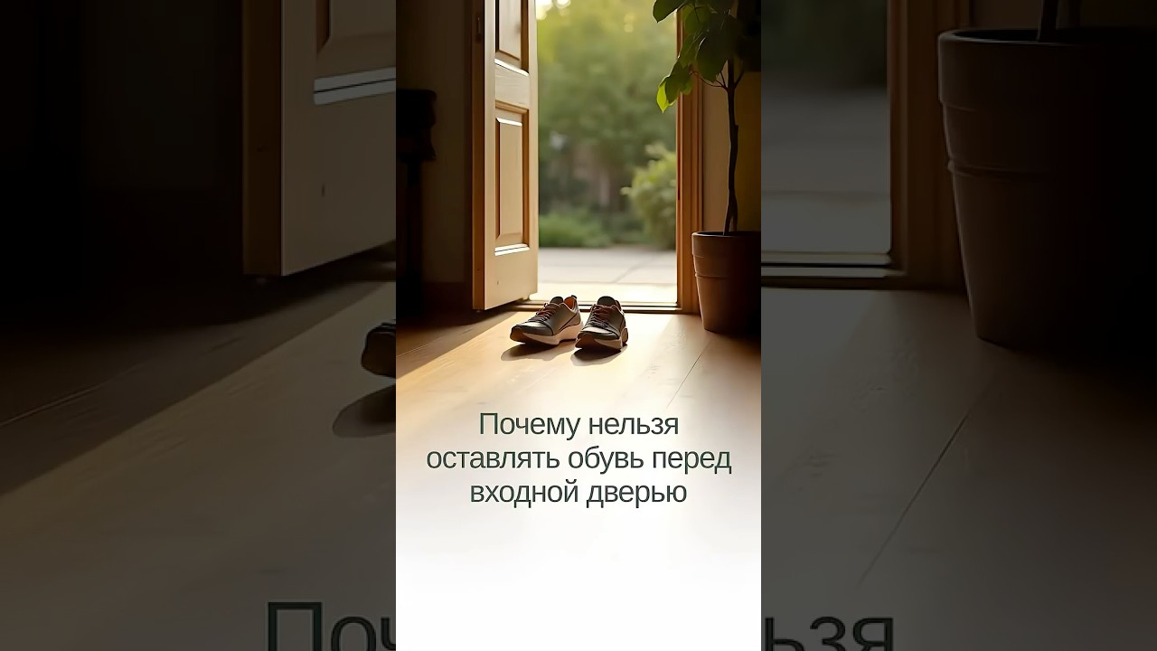 Почему нельзя оставлять обувь перед входной дверью