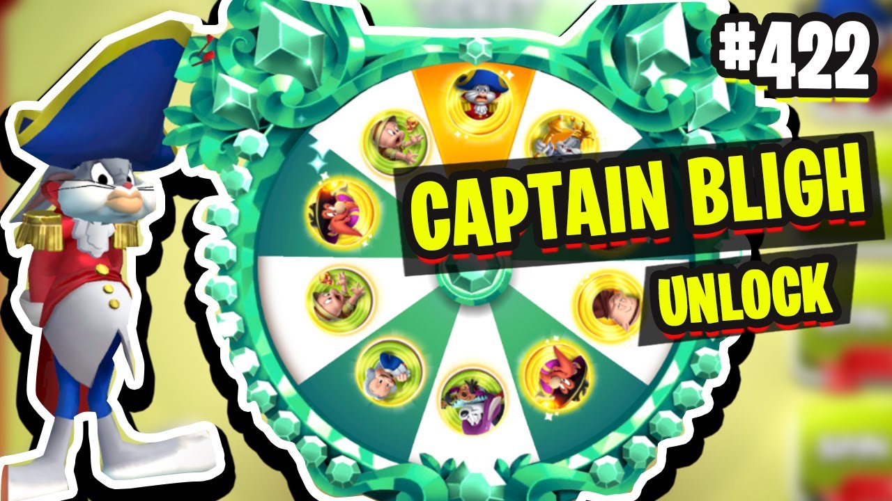 Captain Bligh Unlock! Spend huge amount of Golden Tickets Opening - Looney Tunes World of Mayhem 422