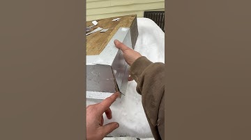 Roofing Drip Edge! How to do a corner 2 piece🤘⛏️#roofing #work #construction #howto #snow #winter