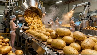 Inside a Modern Pringles Factory — From Whole Potatoes to Perfectly Stacked Chips (Full Process)