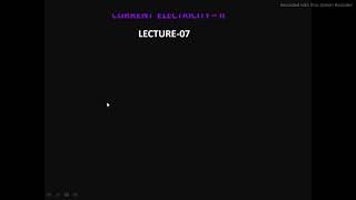Celebrity Lecture-7- Kirchhoff's laws Analysis of Junction method and Loop Method KCL and KVL Net Worth