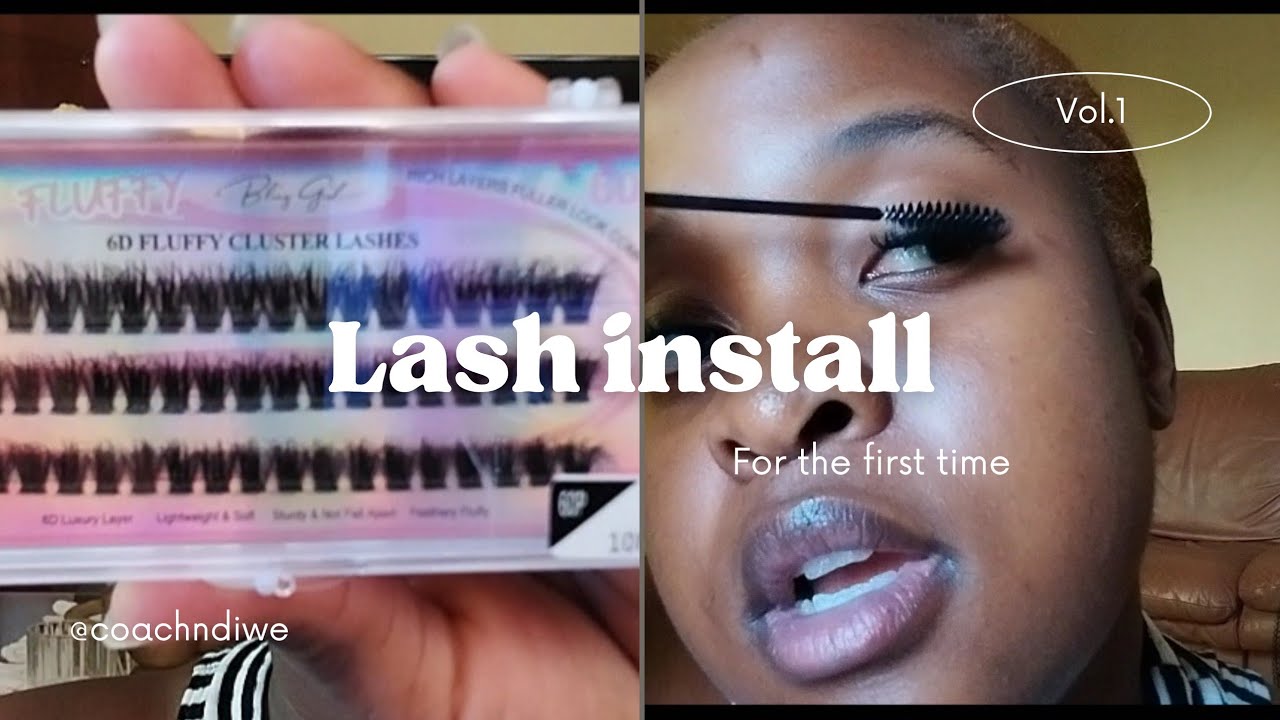 I Tried Installing My Own Eyelash Extensions - YouTube