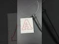 Decoration foam cutting ✂️| A to Z challenge | #shorts #asmr #art #foamcutting #satisfying