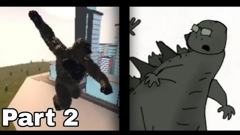 GODZILLA vs MONKEY Part 2! but its Kaiju Universe