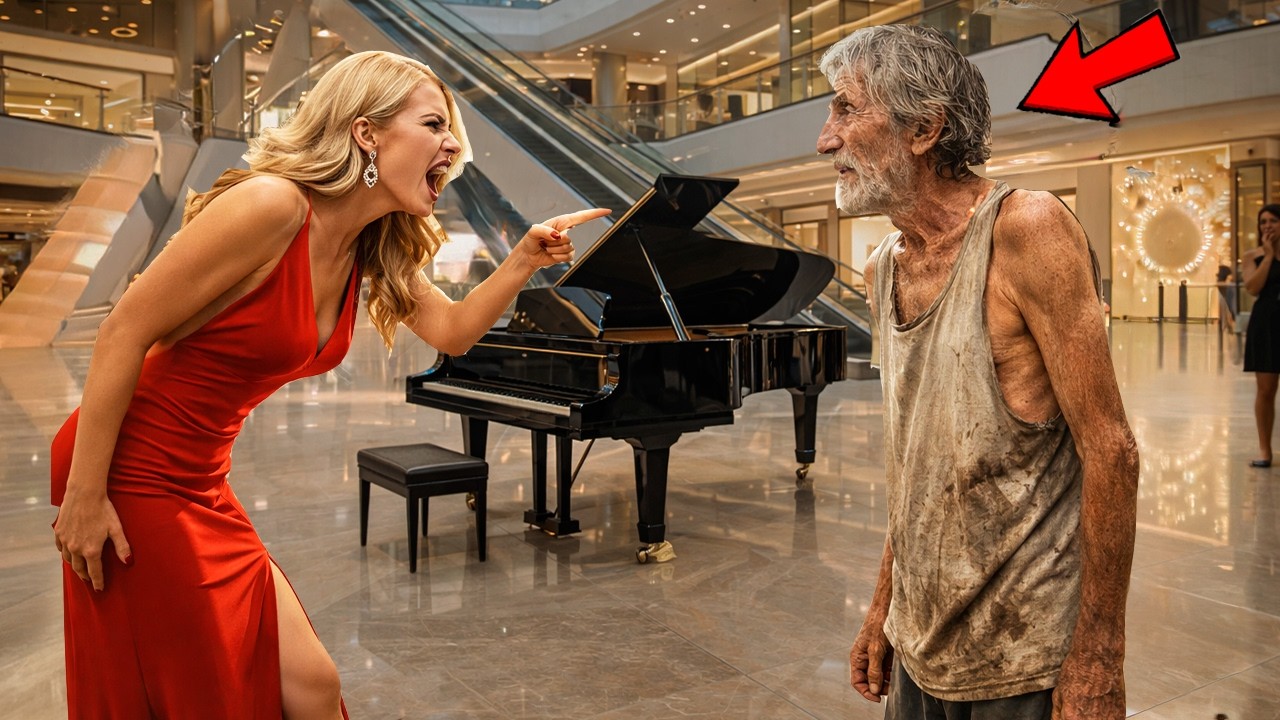 « Joue ce piano et je t’offre un dîner » — ricane la MILLIARDAIRE… devant tous, elle tombe à genoux