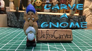 Wood Carving a Caricature Gnome