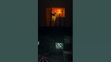 FIRST NIGHT IN MINECRAFT #animation #minecraft #cool #omg #animationminecraft