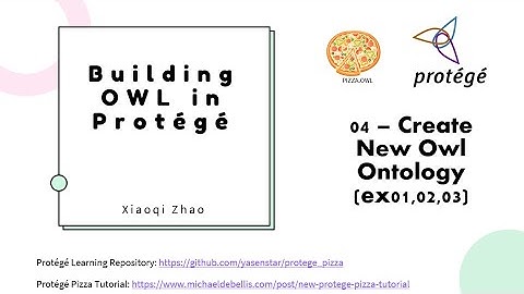 Build Ontology in Protege (pizza.owl) - 04 create new ontology