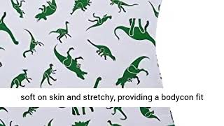 Littleforbig Adult Baby Onesie Diaper Lover Abdl On Crotch Romper Onesie Pajamas Dinosaurs