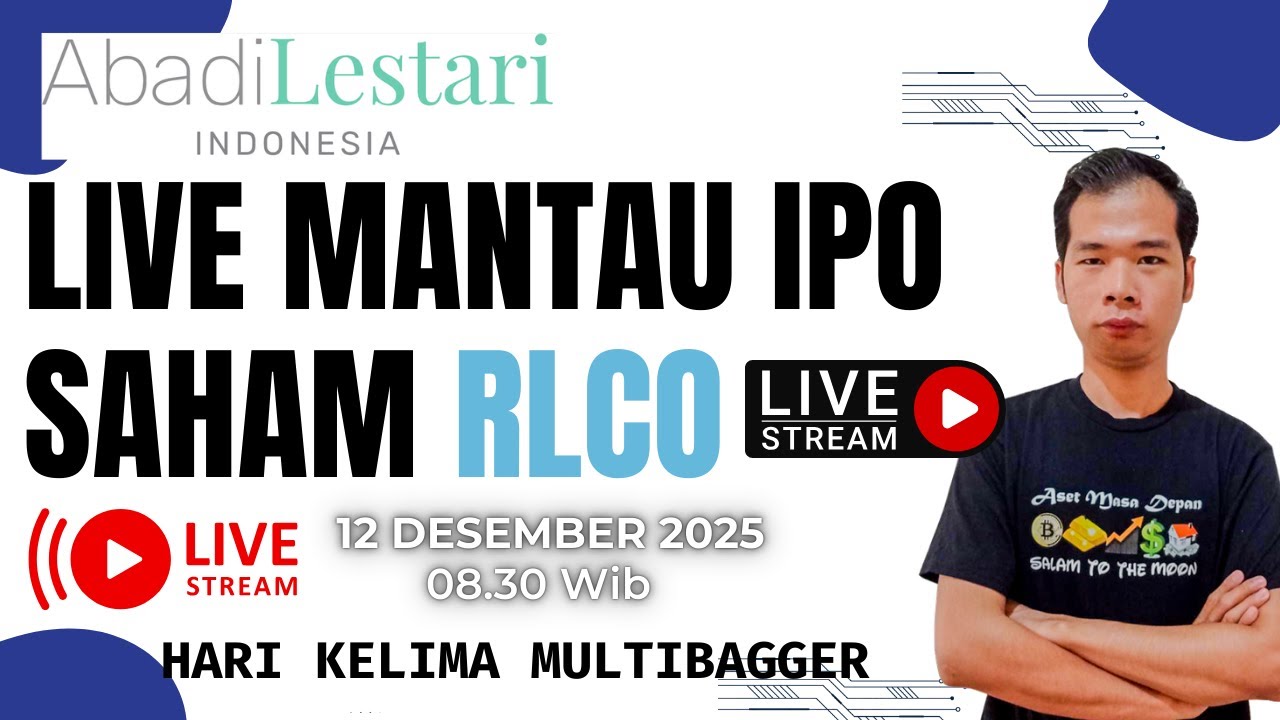 Ipo Rlco 🔴LIVE MANTAU MARKET IPO SAHAM RLCO HARI KELIMA 12 DESEMBER 2025 SEMOGA ...