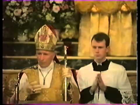 A.b. Lefebvre (+1991) _Messe for the Feast of Christ the King at St. Nicolas du Chardonnet_1990.