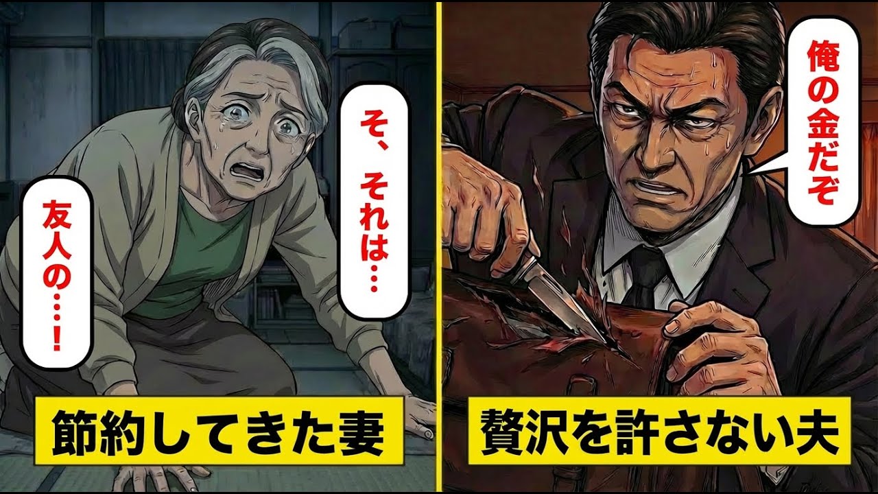 【漫画】節約して家計のやりくりをしていたのに…。「俺の給料を無駄遣いするな！」夫が放った信じられない一言…【シニア】【スカッと】【年金】【老後】