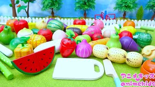 Let's cut fruits and vegetables and remember their names @animekids