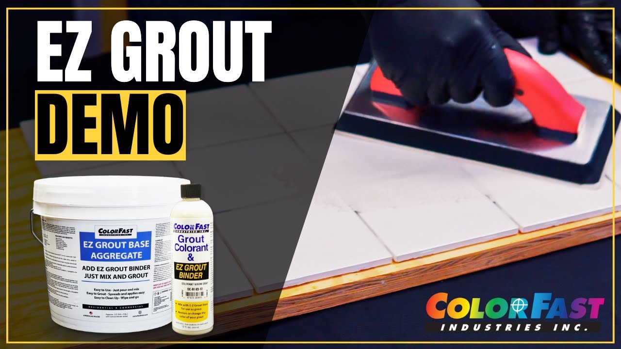 How to Install ColorFast EZ Grout | Step-by-Step Demo + Pro Results ...