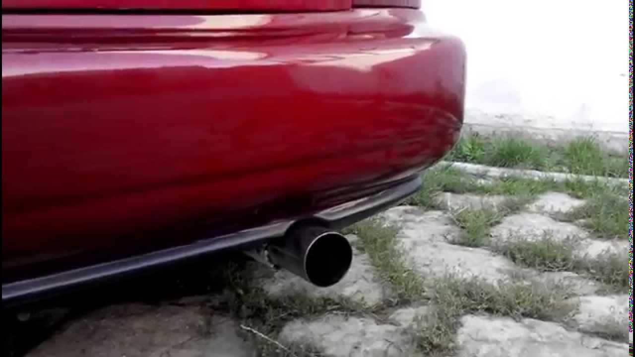 Honda Civic D16Z6 Exhaust YouTube