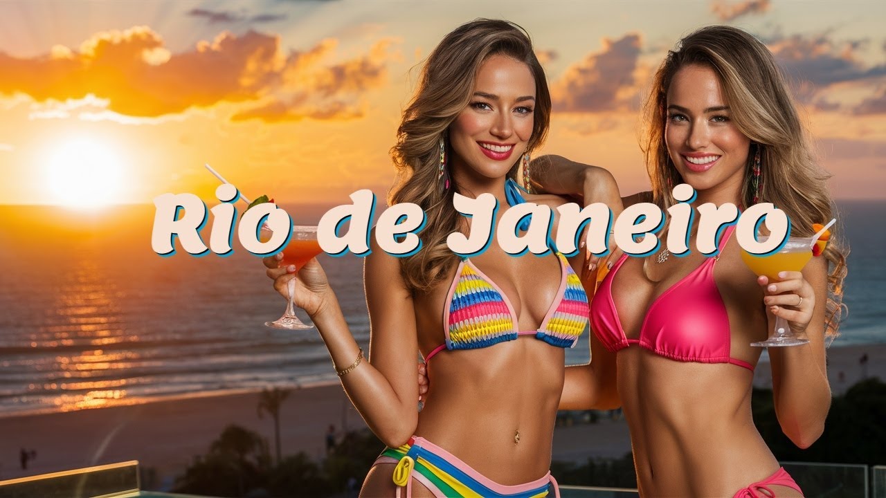 Ipanema Beach [4K] | Sunset Walk | Rio De Janeiro, Brazil