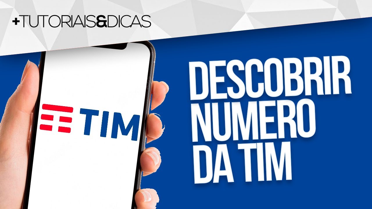 🔷 Como SABER / DESCOBRIR meu NÚMERO da TIM - 2026 - YouTube