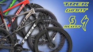 🧐💰💰 Cual es la mejor bici para iniciar en MTB, Trek, Giant, Specialized, Scott.