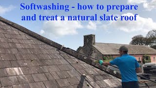 How to soft wash natural slate roofs screenshot 3