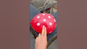 Experiment: Will a water balloon explode if it rolls down a tall building? 💥🎈 #balloon