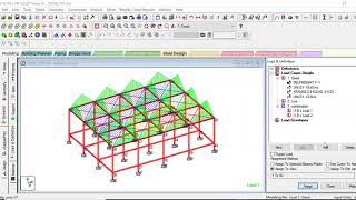 STAAD PRO v8i LECTURE 20  Analysis of complete structure and Reinforcement design.