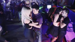 Clark & Valeria sensual bachata social dance Aug 1, 2019