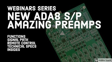 NEW I/O cards with outstanding preamps for Horus and Hapi / ENGLISH