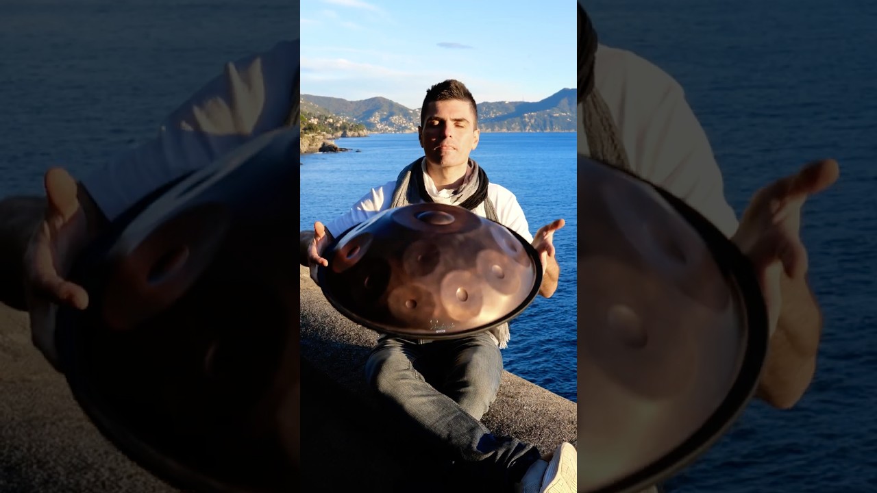 🌊 When the sea meets the sound… something changes inside.Lombardo Handpan, 14 notes in D minor.