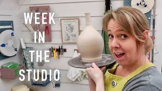 A very real week in the studio! | clay trap cleaning, chores and all the good stuff too.