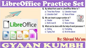 Libre Office calc mcqs based Question answer | 