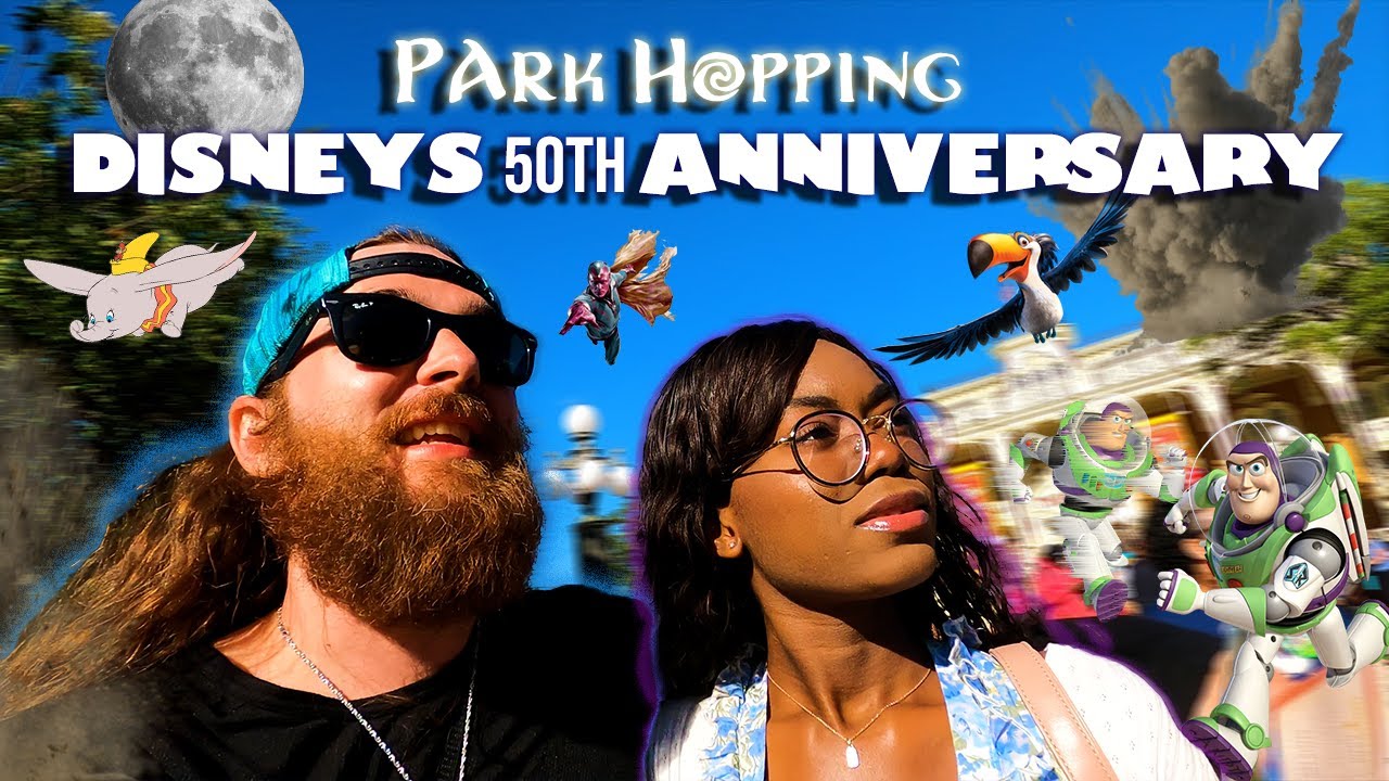 Park Hopping from Magic Kingdom to Hollywood studios! Disney's 50th