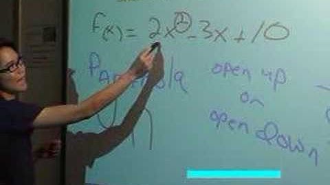 quadratic equation 08 parabola open up or down va th tg2.wmv