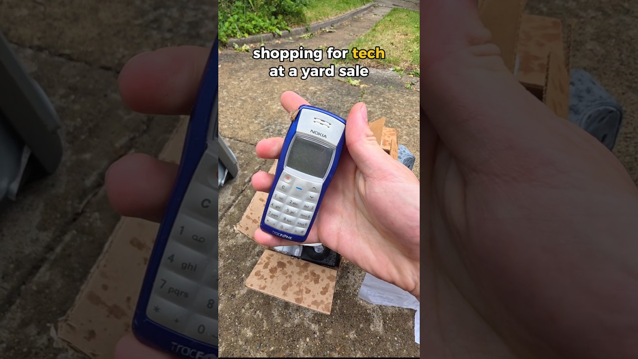 I went shopping for Tech...at a Yard Sale
