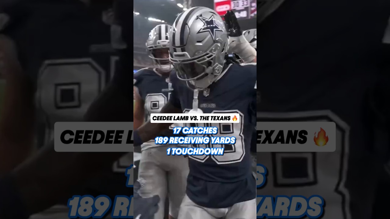 The Battle of Texas belonged to CeeDee Lamb 🤠