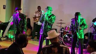 Crosswind singing "Side Show", backed by The Unit Band at Wine Down Wednesdays.