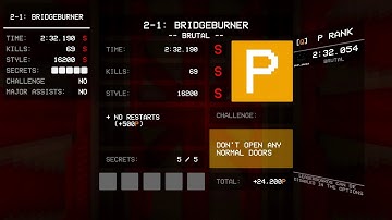 Daily ULTRAKILL P-rank until I get HRT (day 6 | 2-1)