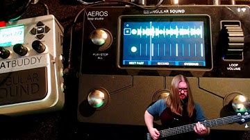Singular Sound Aeros Loop Studio demo #5  Bass Guitar