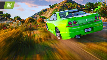 GTA 5 MAXED OUT NEXT GEN RTX GRAPHICS | NEON VEGETATION + NVE + QUANTV + GTA 5 REMAKE + RAY TRACING