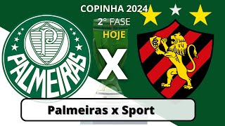 Palmeiras x Sport hoje - Copinha 2024 - 2 fase - Data, horário e onde assistir ao vivo 13/01/2024
