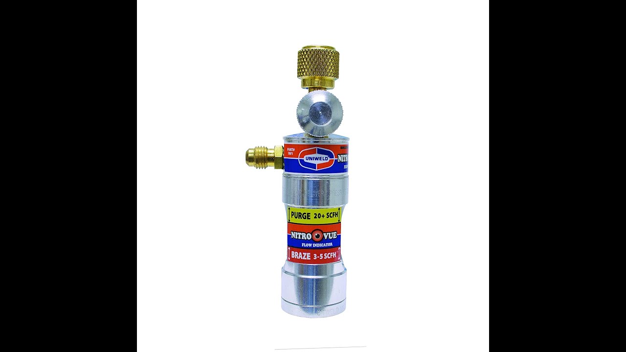 NITROVUE Nitrogen Flow Indicator (Brazing With Nitrogen vs Without