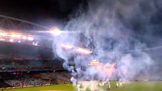 Fireworks at T20 match between NSW and Qld on 29th Jan 2011