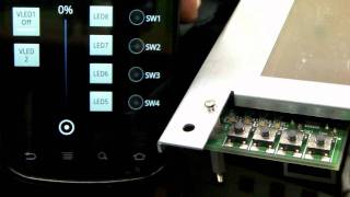 「T-Kernel for Android Open Accessory」のデモ