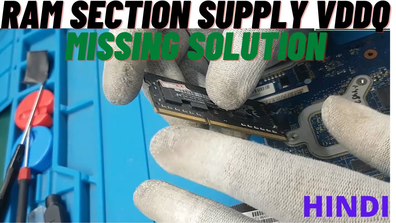 RAM Supply Voltage Missing Solution in Toshiba Motherboard Hindi | Online Chiplevel Repairing Course