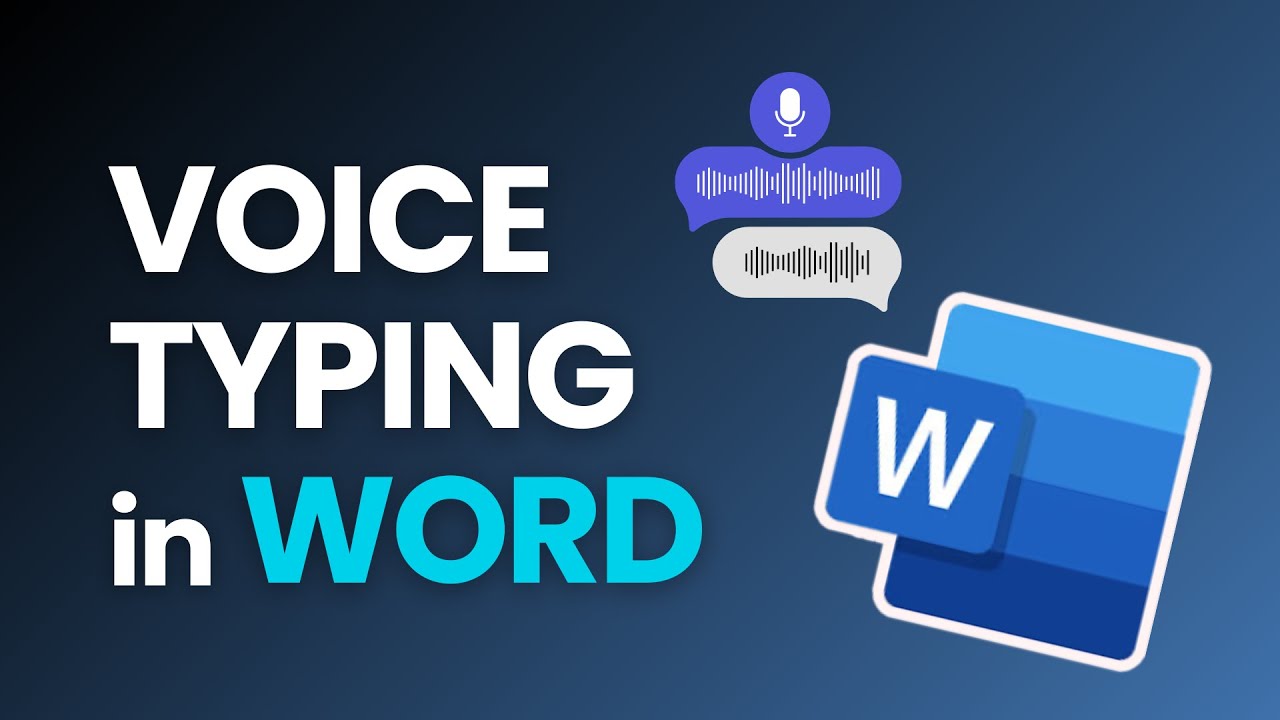How to Use Dictation in Microsoft Word - YouTube