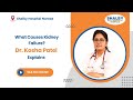 What Causes Kidney Failure? Dr. Kosha Patel Explains | Shalby Hospital Naroda