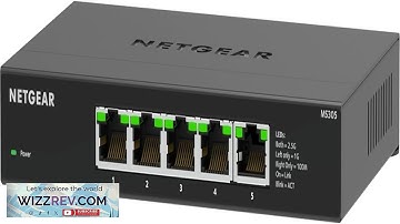 NETGEAR 5-Port Multi-Gigabit Ethernet Unmanaged Network Switch (MS305) with 5 x Review