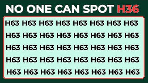 Test Your Observation Skill! Spot The Odd Numbers and Letters