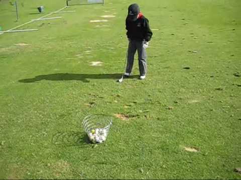 Nikolas Pitiris golf training session